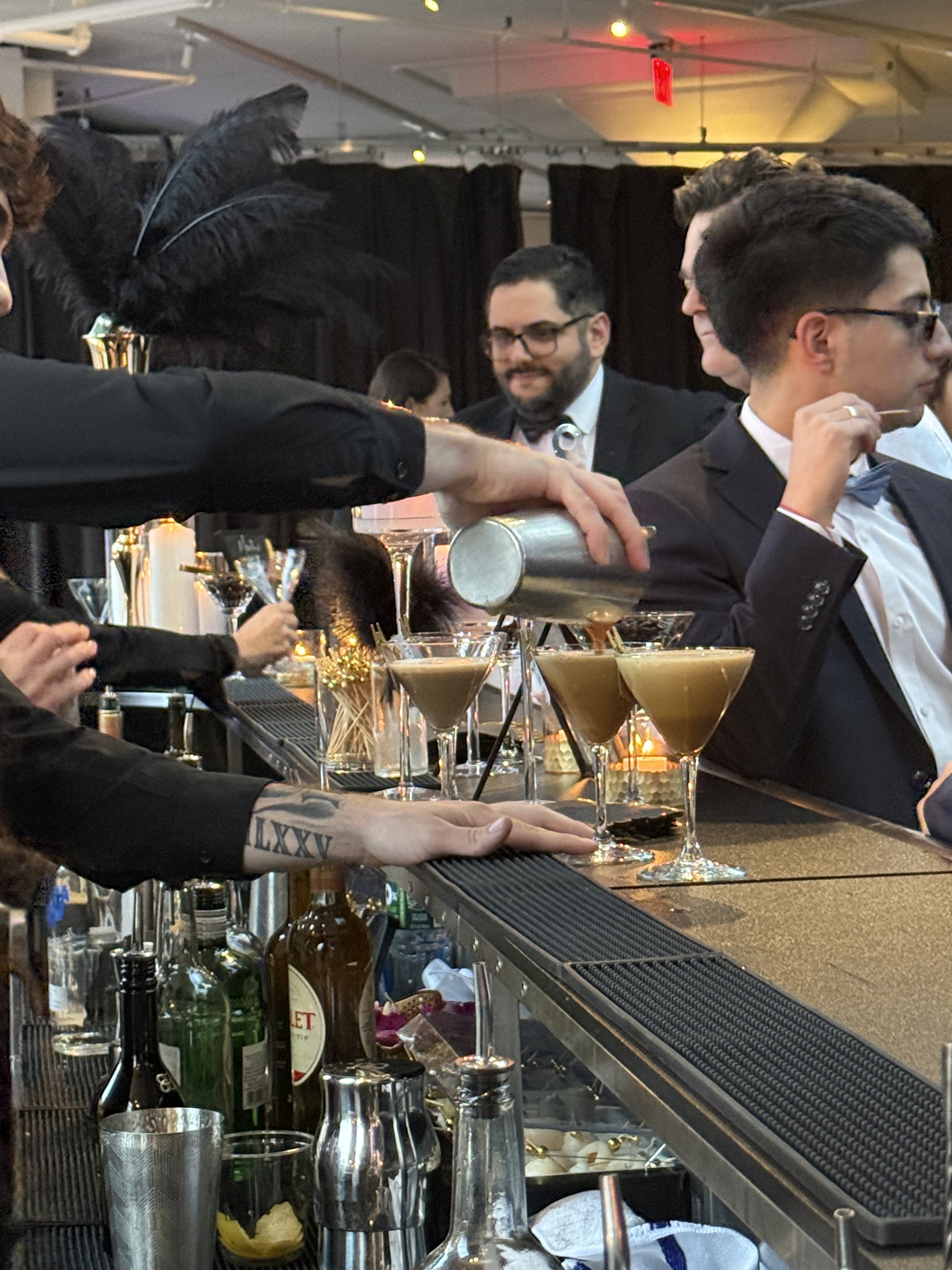 Corporate event mobile bar in action by Stiir NJ